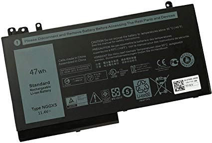 Dell Battery, 47WHR, 3 Cell, Lithium Ion JY8D6, Battery, DELL, Latitude E5270, E5470, E5570