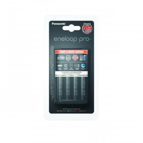 Panasonic Quick Charger BQ-CC55 + 1x4 AA 2500mAh Batteries Quick Charger BQ-CC55 + 1x4 AA 2500mAh