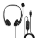 Lindy USB Type A Wired Headset with In-Line Control