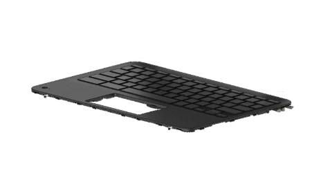 HP SPS-TOP CVR GREY W/KB L92215-DH1, Housing base + keyboard, Nordic, HP, Chromebook x360 11 G3