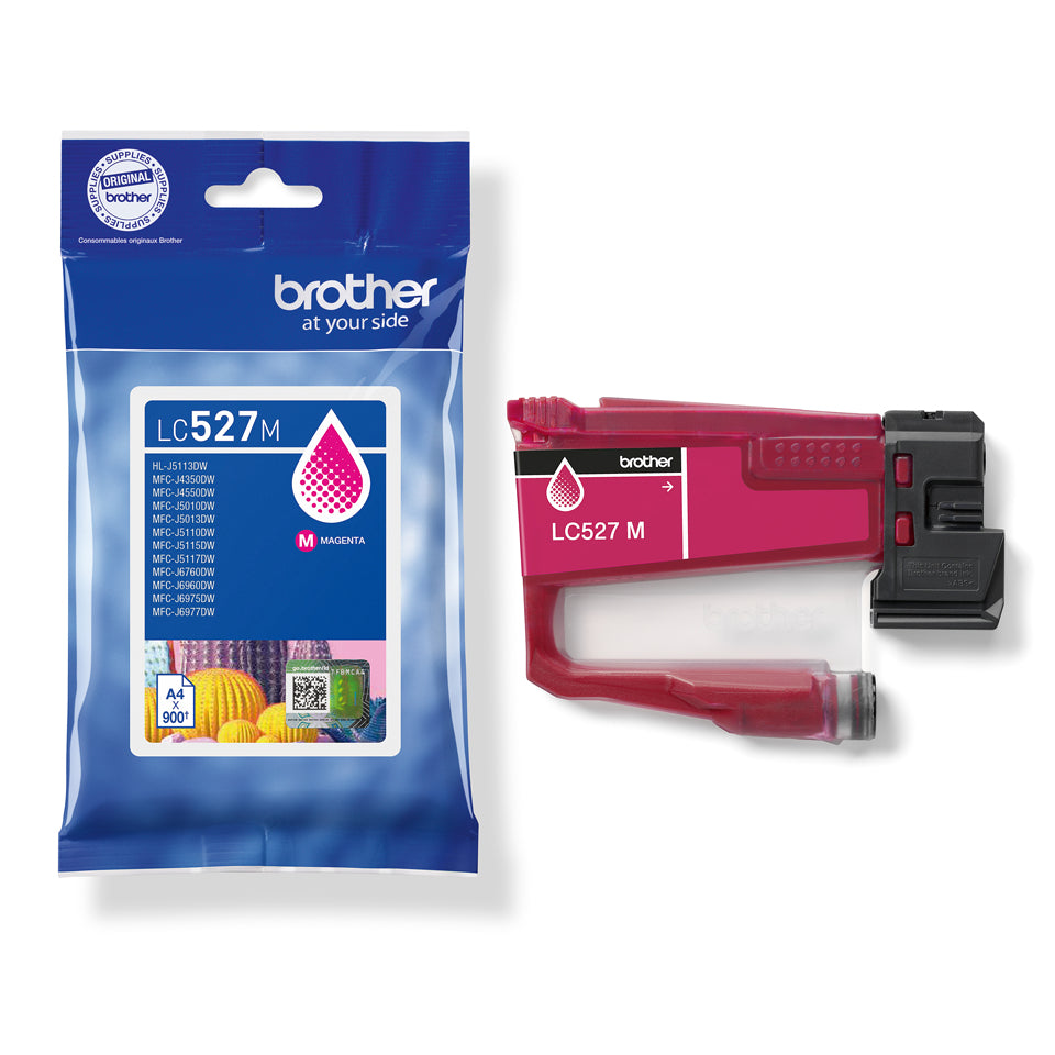 Brother LC-527M Ink cartridge magenta, 900 pages ISO/IEC 19752 for Brother MFC-J 4350