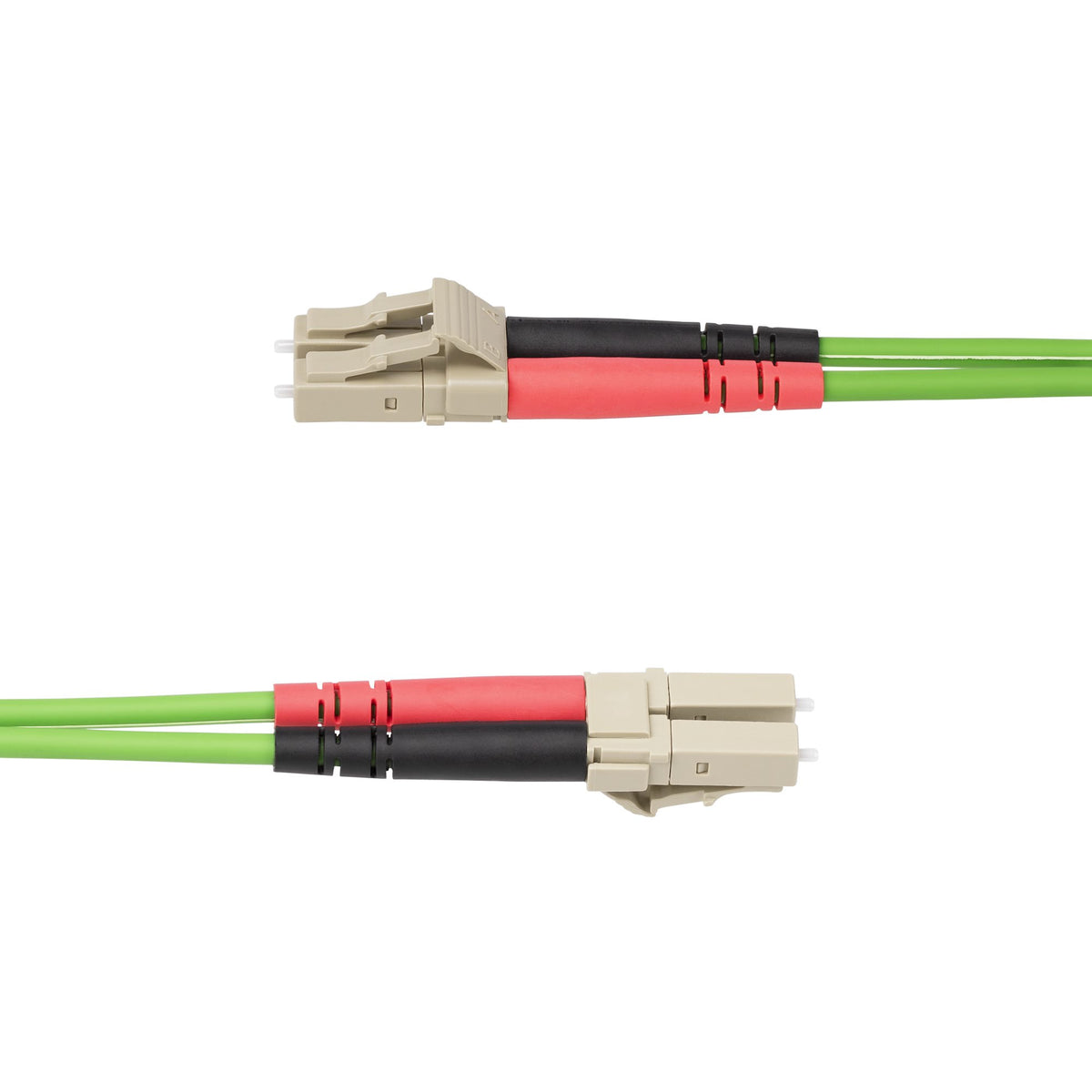StarTech.com 20m (65.6ft) LC to LC (UPC) OM5 Multimode Fiber Optic Cable, 50/125µm Duplex LOMMF Zipcord, VCSEL, 40G/100G, LSZH Fiber Jumper Cord
