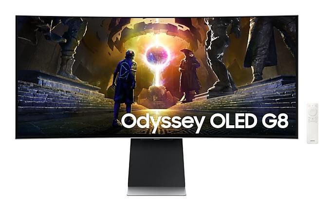 Samsung Odyssey G855D 34" OLED 3440x1440 Mega DCR 0.03ms 250cd DP HDMI 175Hz Pivot repro