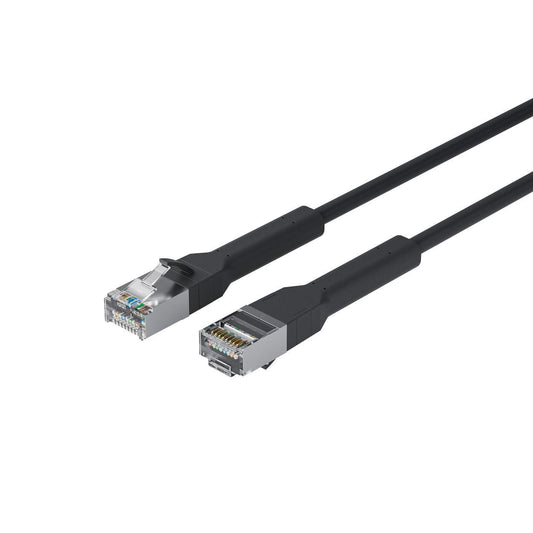 Lanview LV-6AFTP-FLEX-ANG-05B-S networking cable Black 5 m Cat6a U/FTP (STP)