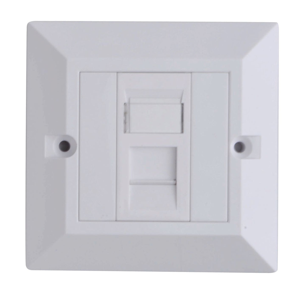 Lanview CAT6 Faceplate Single Gang UK Type 86*86mm CAT6 Faceplate Single Gang UK Type 86*86mm