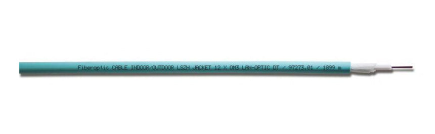 Lanview LVO231995-100 InfiniBand/fibre optic cable 100 m Aqua colour
