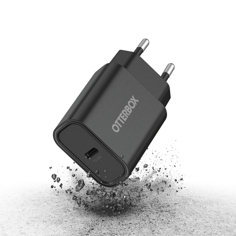 OtterBox Standard EU Wall Charger 20W - 1X USB-C 20W USB-PD Black