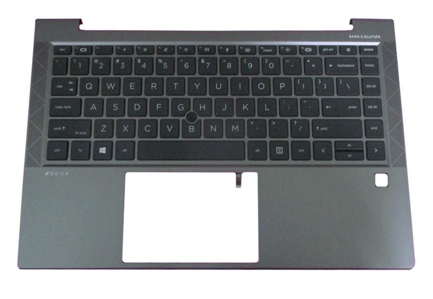 HP TOPCVR W/KB BL DSC NORDIC M14635-DH1, Cover + keyboard, Nordic, Keyboard backlit, HP, ZBook Firefly 15 G7