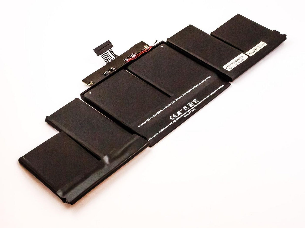 CoreParts Laptop Battery for Apple 95.00Wh 11.26V 8400mAh 95Wh 6 Cell Li-Pol 11.26V 8.4A Macbook Pro 15" A1398 Late 2013 Mid 2014