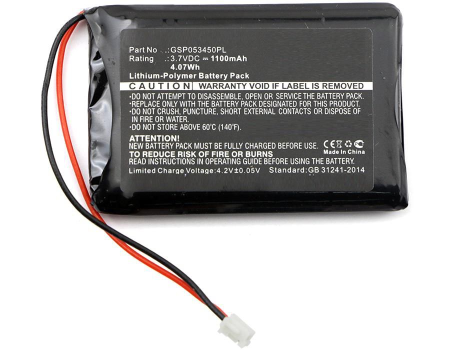 CoreParts Battery 4.07Wh Li-Pol 3.7V 1100mAh Black for BabyPhone 4.07Wh Li-Pol 3.7V 1100mAh Black, for BC-5700D, Neonate