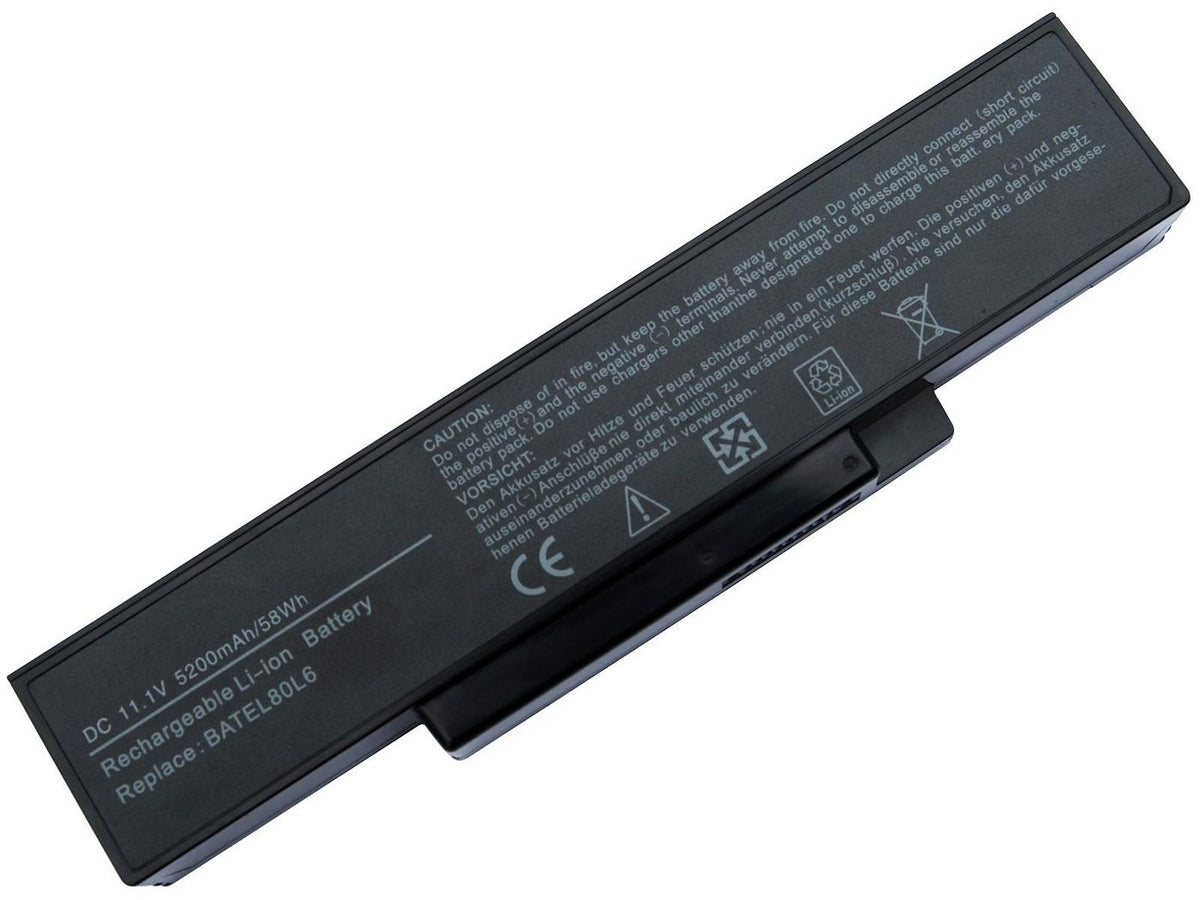 CoreParts Laptop Battery for Dell 48.84Wh 11.1V 4400mAh 49Wh 6Cell Li-ion 11.1V 4.4Ah Black