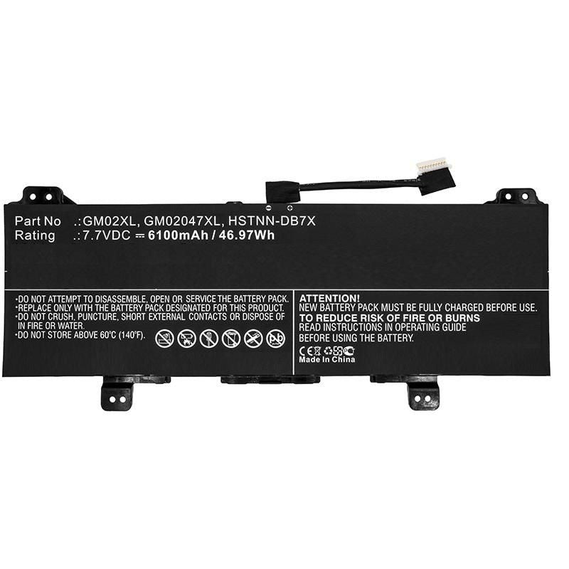 CoreParts Laptop Battery for HP 47.30Wh 7.7V 6150mAh 47WH 7.7V Li-Pol 6100mAh for Chromebook 11 G6 Chromebook 11 G6 EE Chromebook 11 G7 Chromebook 11