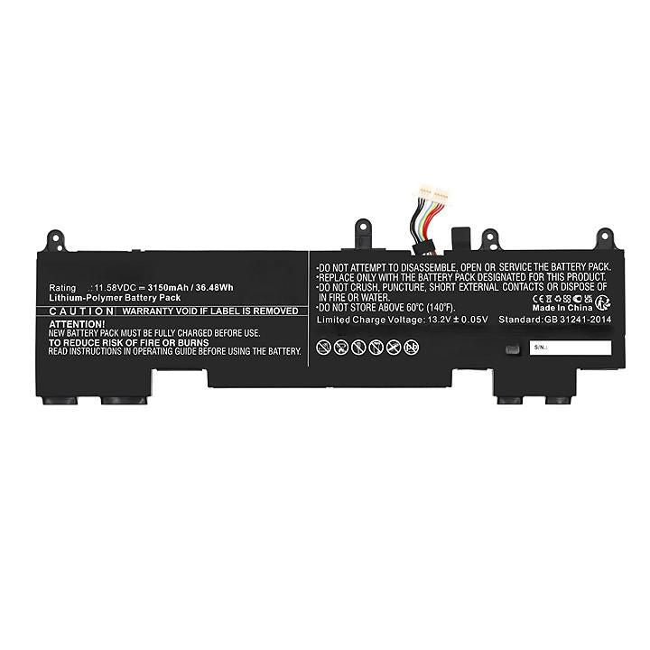 CoreParts Laptop Battery for HP 36.48Wh 11.58V 3150mAh Laptop Battery for HP 36.48WH Li-ion 11.58V 3150mAh