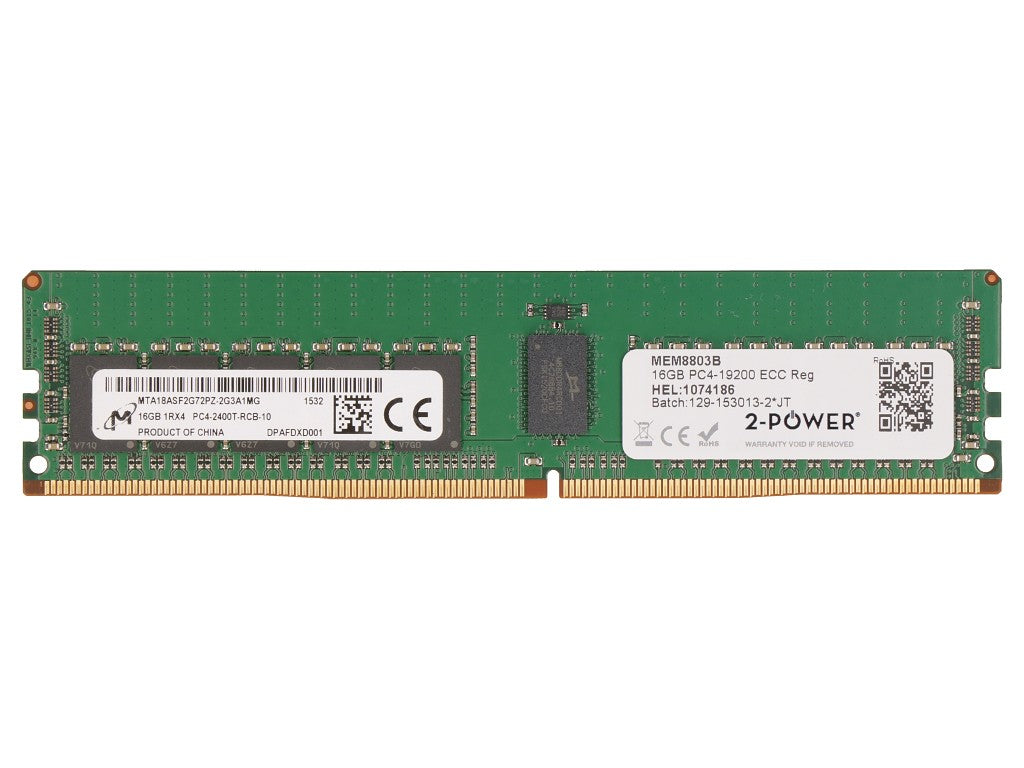 2-Power 16GB DDR4 2400MHZ ECC RDIMM Memory