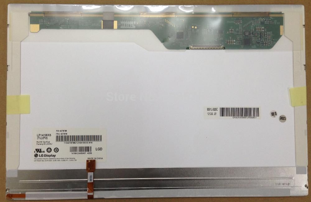 CoreParts 14,1" LCD HD Glossy 1280x800 LED Screen, 30pins Top Right Connector, w/o Brackets