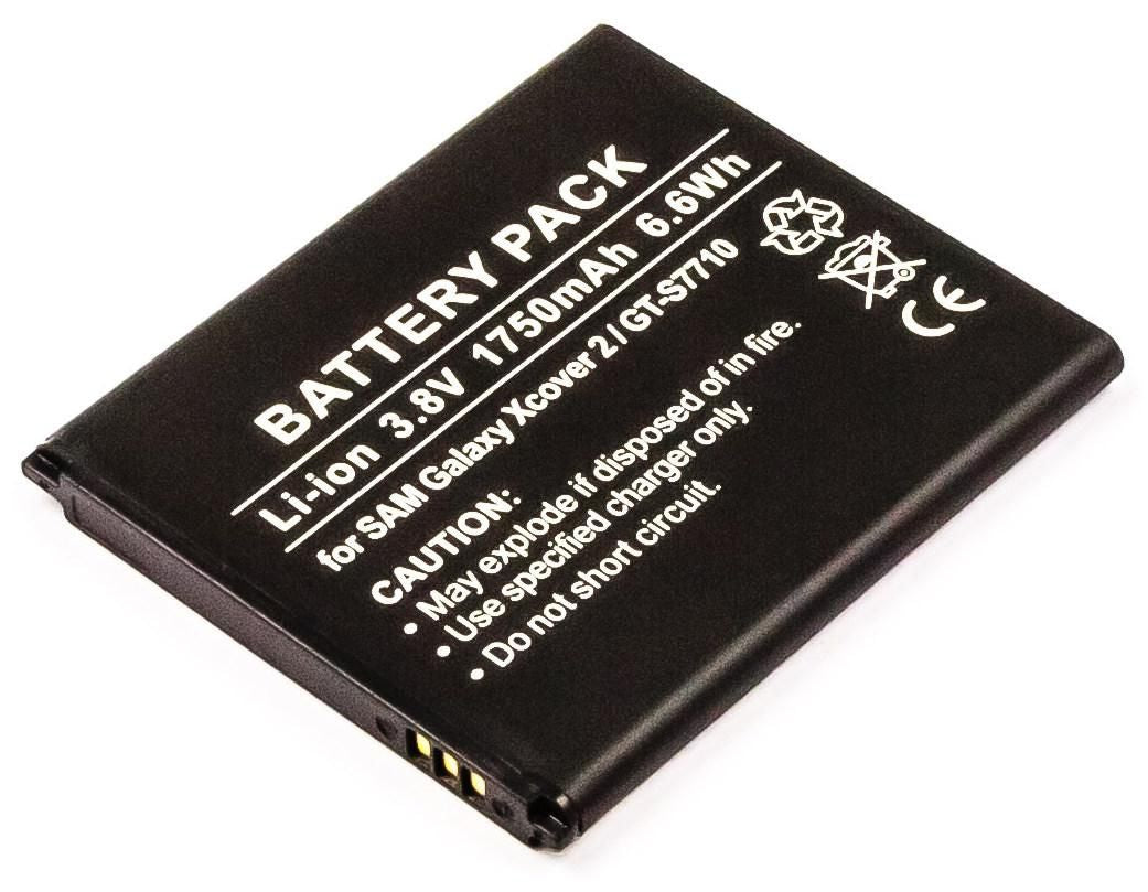 CoreParts Battery 6.65Wh Li-ion 3.8V 1750mAh for Samsung Mobile 6.65Wh Li-ion 3.8V 1750mAh Samsung Xcover 2. GT-S7710