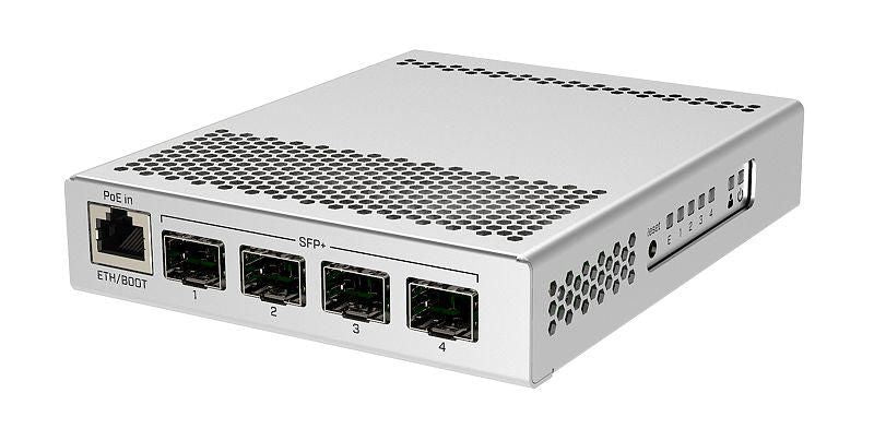 MikroTik Crs305-1G-4S+In Network Switch Managed Gigabit Ethernet (10/100/1000) Power Over Ethernet (Poe) White
