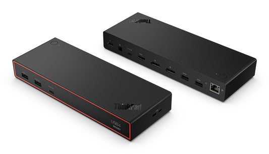 Lenovo ThinkPad USB4 Smart Dock 5500 with 135W Adapter Wired Black