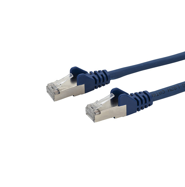 connektgear 1m RJ45 CAT6a SSTP Stranded Flush Moulded LS0H Network Cable - 26AWG - Blue