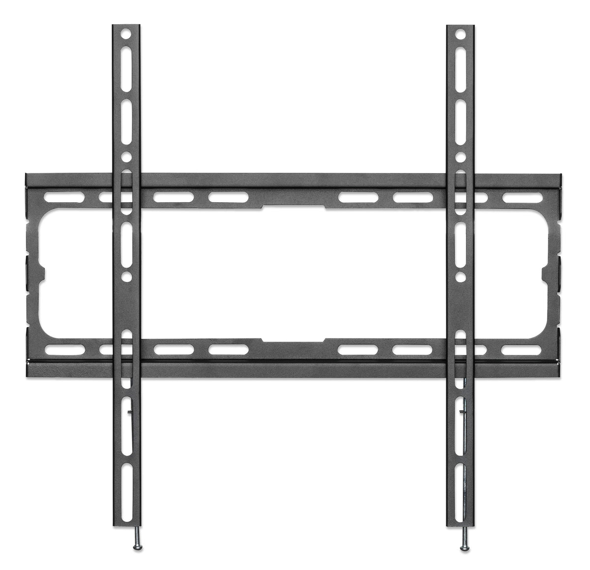Manhattan Wall Mount for TV & Monitors (Fixed), For screens 32" to 55", VESA compatibility: all between 200x200mm to 400x400mm - check the dimensions of the four mounting holes on back of screen to ensure it fits, Max 40kg, Black, Bracket