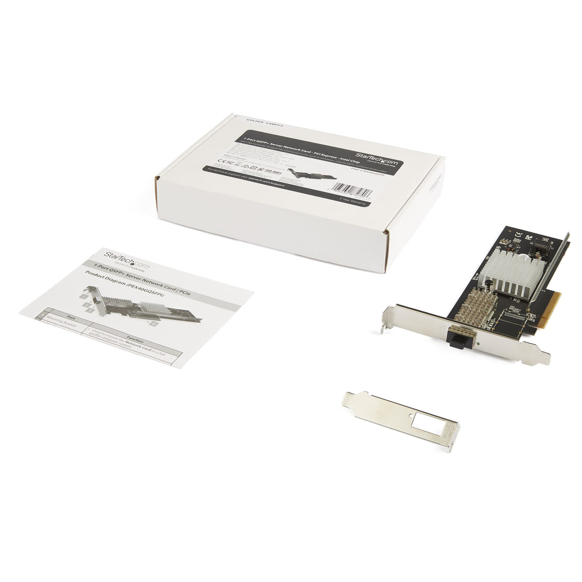 StarTech.com 1-Port 40G QSFP+ Network Card - Intel XL710 Open QSFP+ Converged Adapter - PCIe 40 Gigabit Ethernet Server NIC - 40GbE Fiber Optic LAN Card - Dell PowerEdge HPE ProLiant