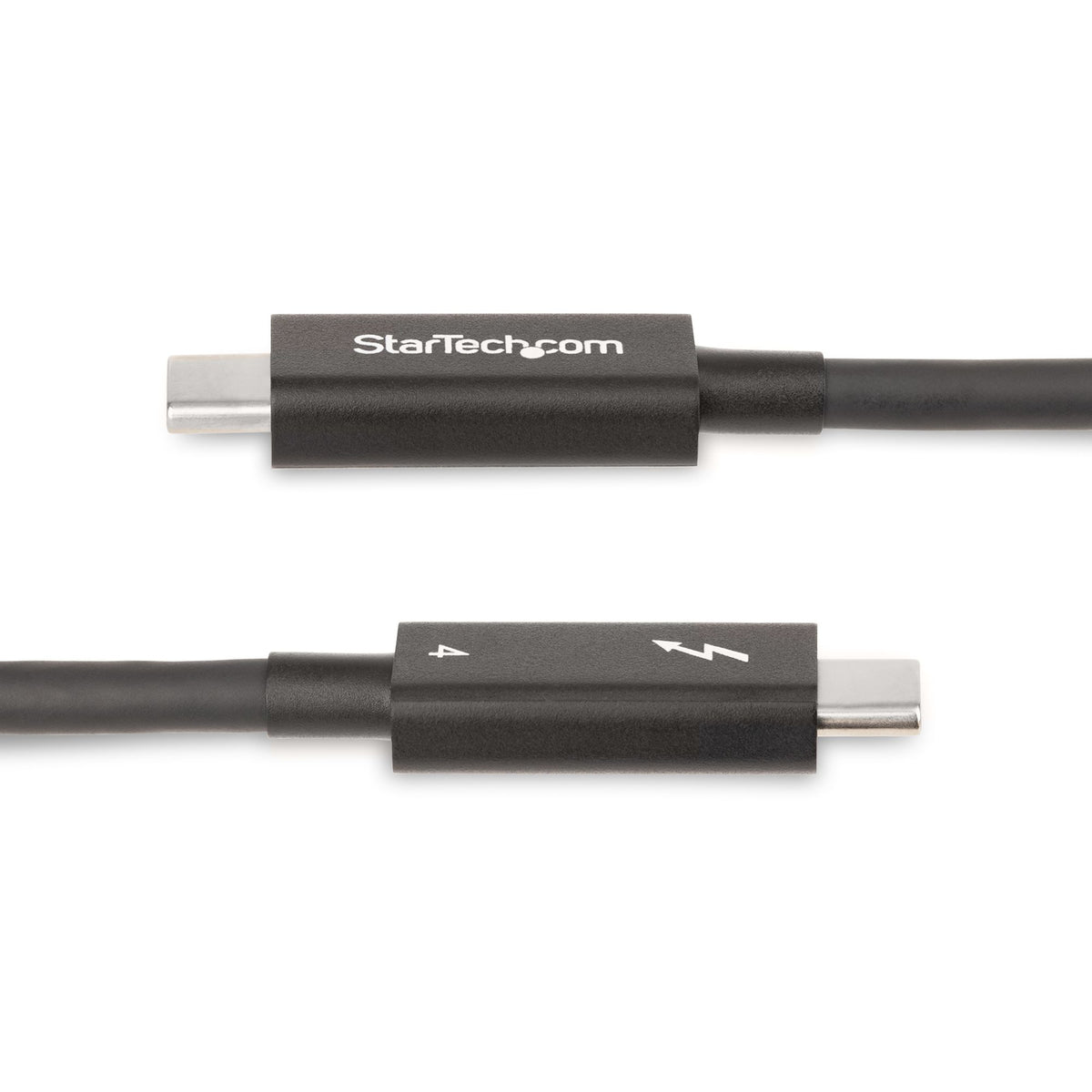 StarTech.com 6.6ft (2m) Active Thunderbolt 4 Cable, 40Gbps, 100W Power Delivery, 4K/8K Video, Intel-Certified Thunderbolt Cable - Compatible w/ USB4/Thunderbolt 4/ USB 3.2/ USB Type-C/DisplayPort/Thunderbolt 3