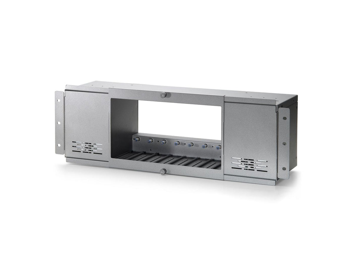LevelOne 8-BAY MEDIA CONVERTER CHASSIS 8-Slot Media Converter Chassis, 100-240 V, 50 - 60 Hz, 0 - 50 °C, -10 - 70 °C, 5 - 90%, 483 mm