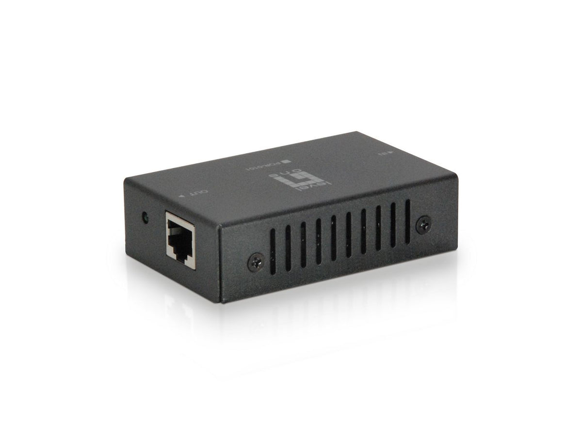 LevelOne 10160506 PoE Repeater, 802.3at/af PoE, Network repeater, 100 m, 100 Mbit/s, 10/100Base-T(X), IEEE 802.3,IEEE