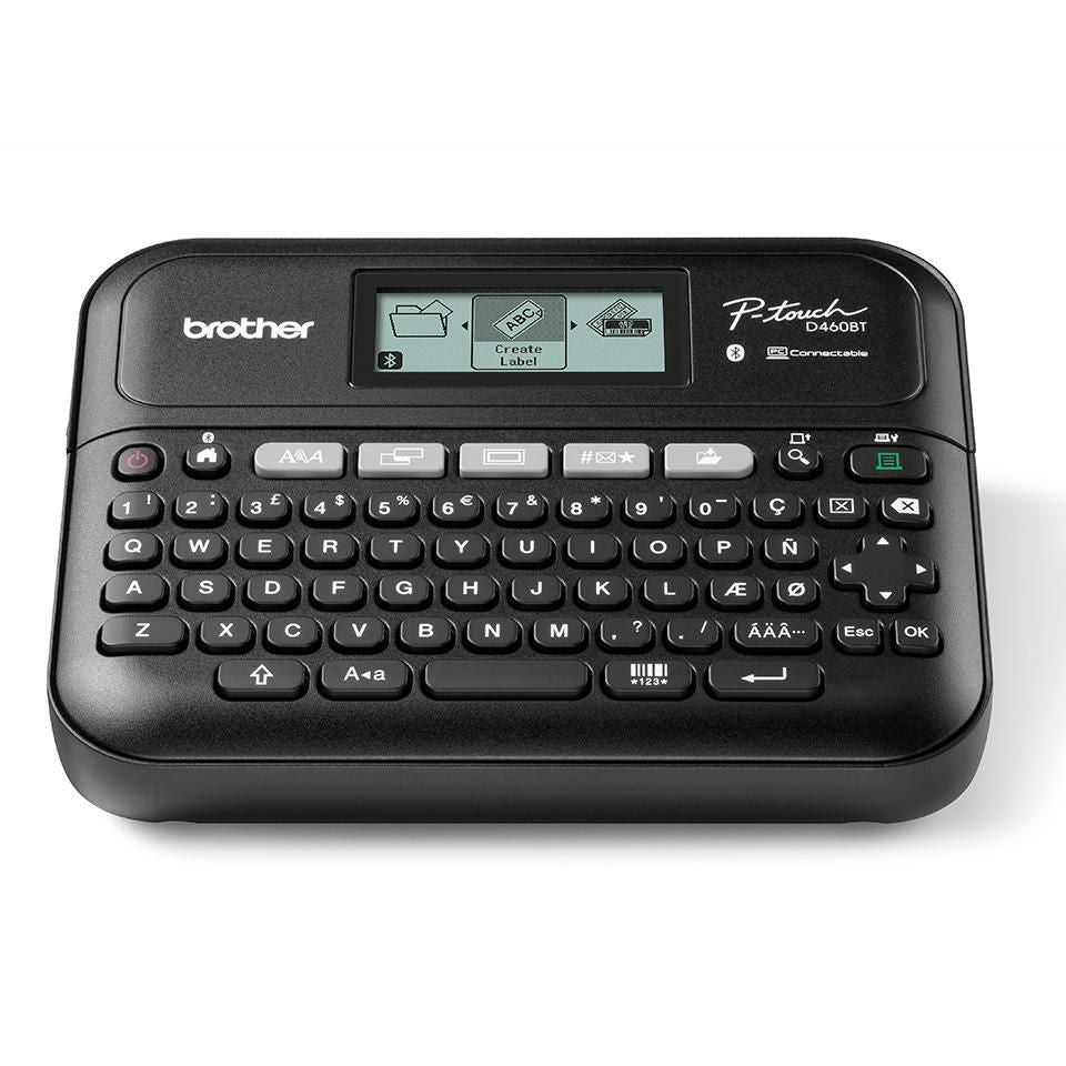 Brother Pt-D460Btvp Label Printer Thermal Transfer 180 X 180 Dpi 30 Mm/Sec Wired & Wireless Tze Bluetooth Qwerty