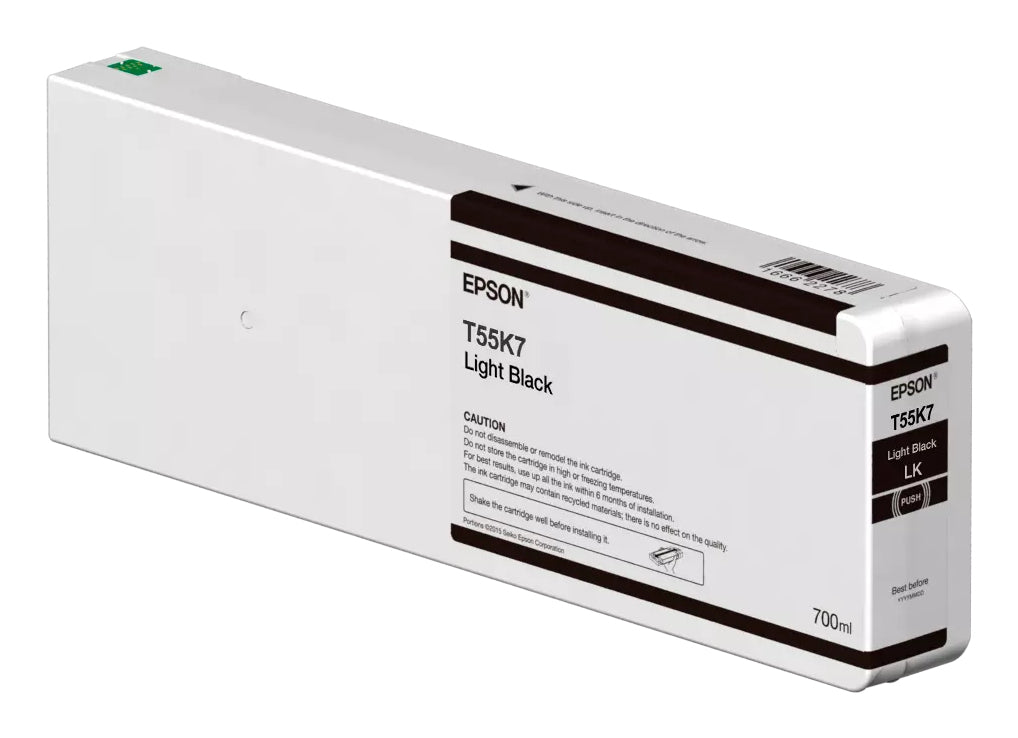 Epson C13T55K700/T55K700 Ink cartridge light black 700ml for Epson SC-P 7000/V