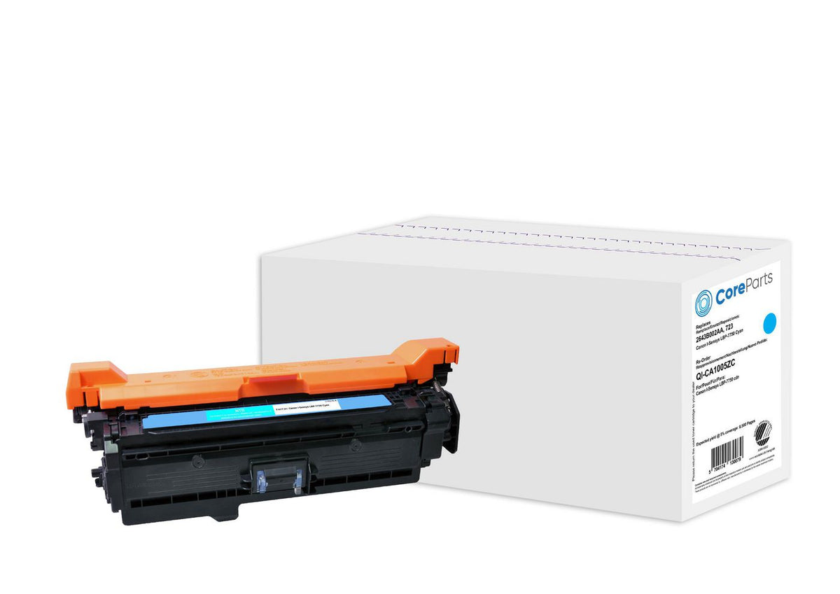 CoreParts Toner Cyan 2643B002AA Pages: 8.500, Nordic Swan Canon I-Sensys LBP-7750 (723H) High Yield Series