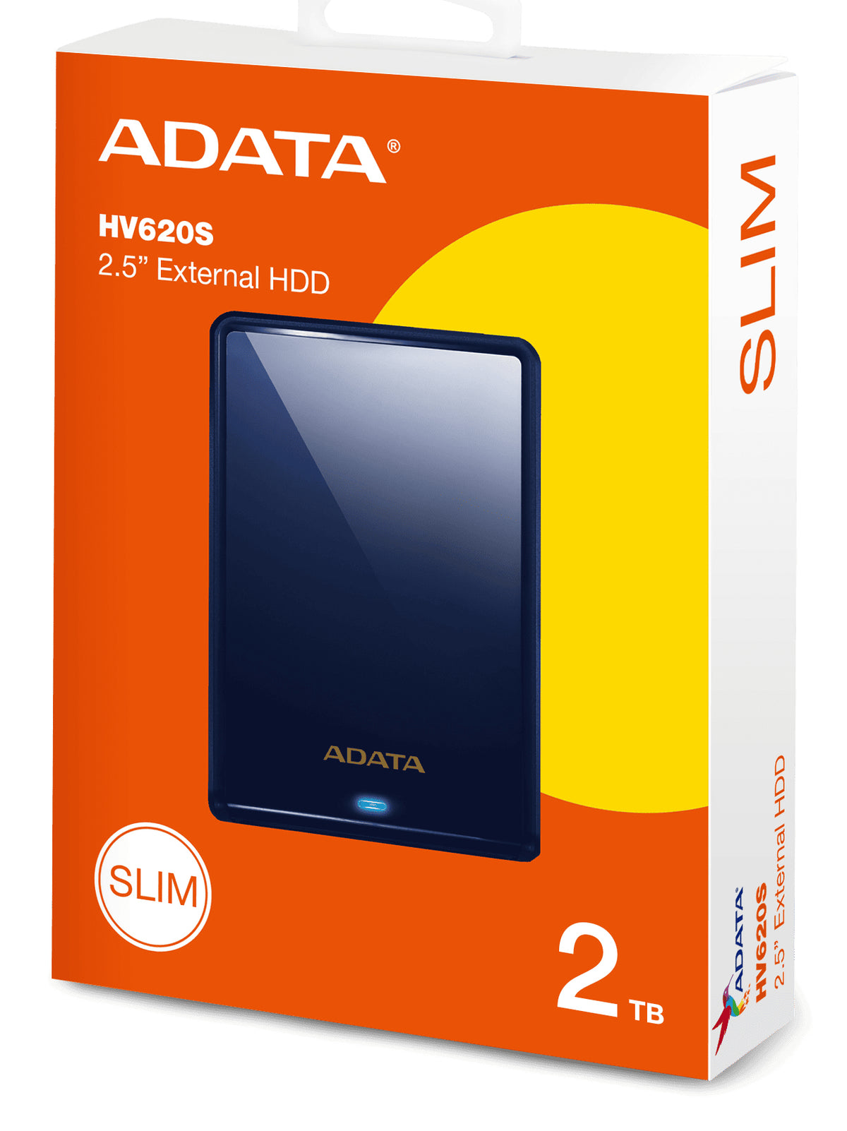 ADATA HV620S external hard drive 2 TB 2.5" Micro-USB B 3.2 Gen 1 (3.1 Gen 1) Blue