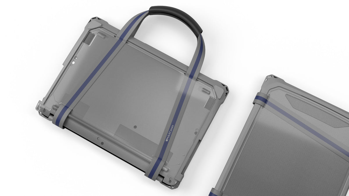 MAXCases Extreme Shell-F3 Slide Case for Lenovo 300e/100e and 300w/100w G4 Chromebook 11" (ver 82W0/82W1 for 100e) (NOT 83G) (Gray/Clear)