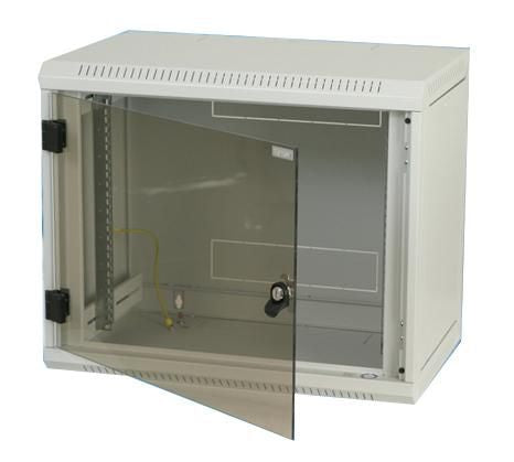 Triton 19 WallCabinet 06HE Triton Delta B4S 19" Rack Wall-mount 6U/400 glass door, Wall mounted rack, 30 kg, 14.5 kg, Grey