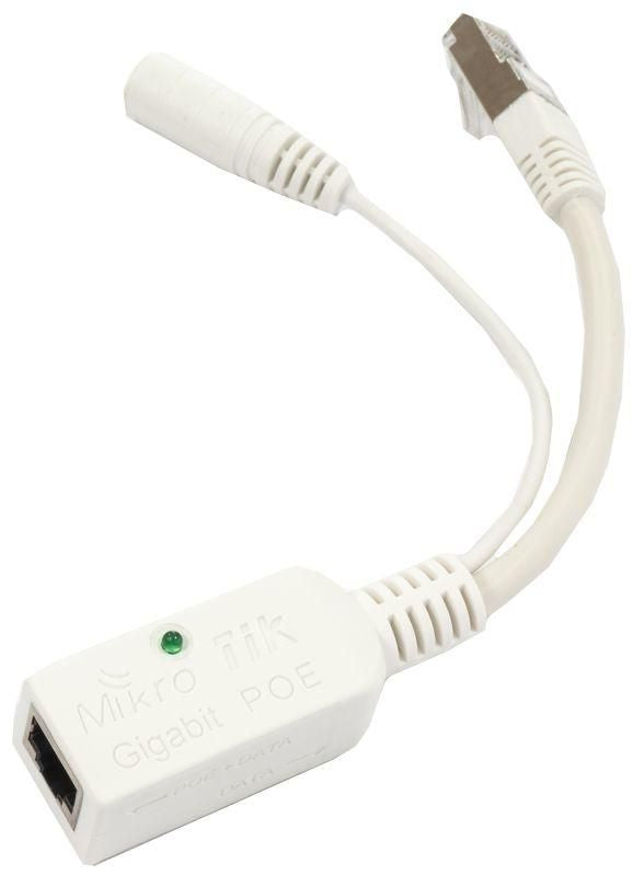 MikroTik GIGABIT POE INJECTOR RBGPOE, Gigabit Ethernet, 10,100,1000 Mbit/s, 48 V, 2 A, 1 pc(s)
