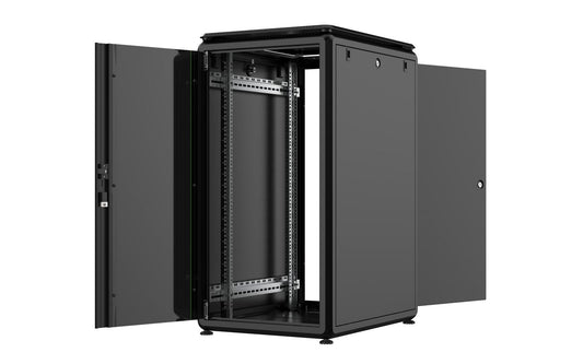 Lanview RDL22U68BL rack cabinet 22U Freestanding rack Black