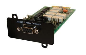 Eaton MANAGEMENT CARD CONTACTS+RS232 Relay Card-MS, Serial, Multicolour, 0 - 40 °C, 5 - 95%, 66 mm, 132 mm