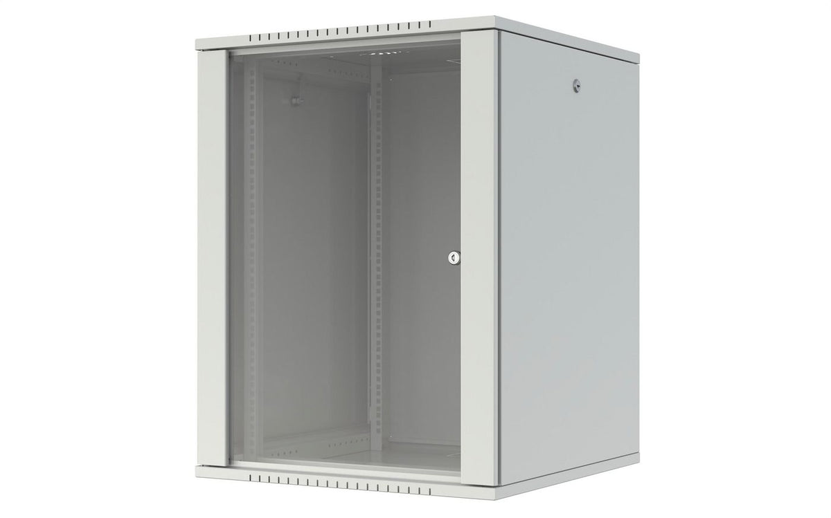 Lanview Quick Assembly Flat pack 19" 16U Rack Wall Mount W:600 x D:600 x H:823mm - White