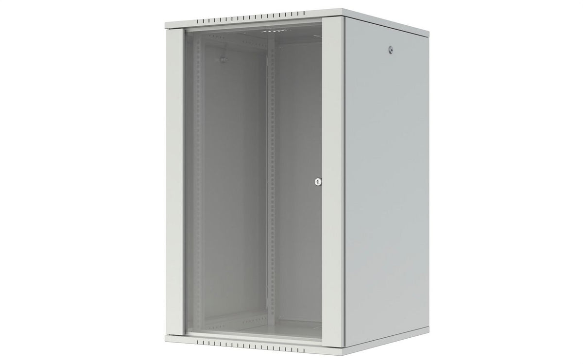 Lanview Quick Assembly Flat pack 19" 20U Rack Wall Mount W:600 x D:600 x H:1000mm - White