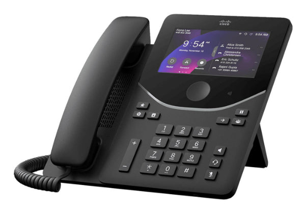 Cisco DESK PHONE 9871 CARBON IP phone Black, Carbon LCD Wi-Fi Networking