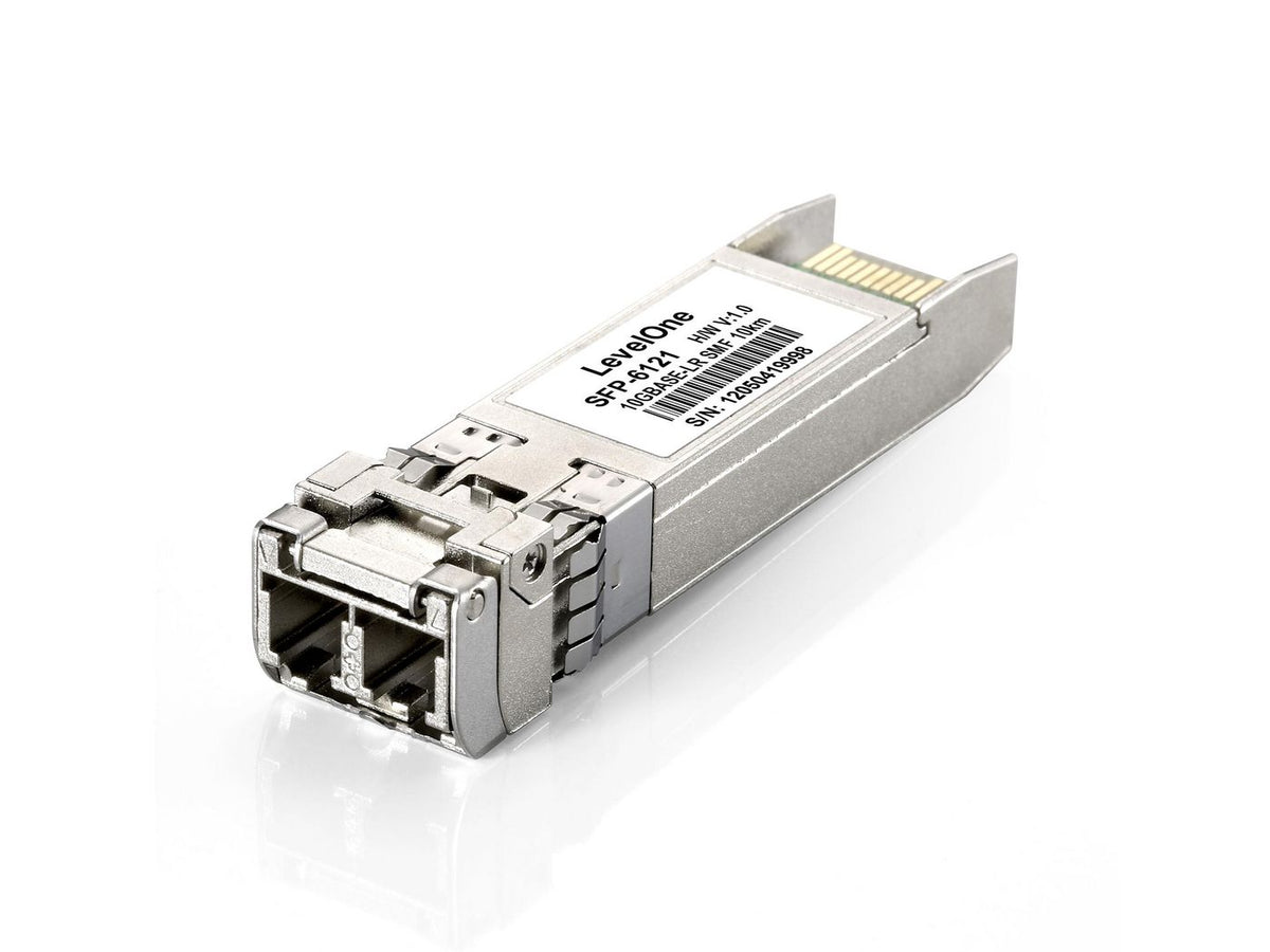 LevelOne 10GBPS SMF SFP-PLUS TRANSCEIVR 10Gbps Single-mode SFP+ Transceiver, 10km, 1310nm, Fiber optic, 10000 Mbit/s, SFP+, LC, 9/125 µm, 10000