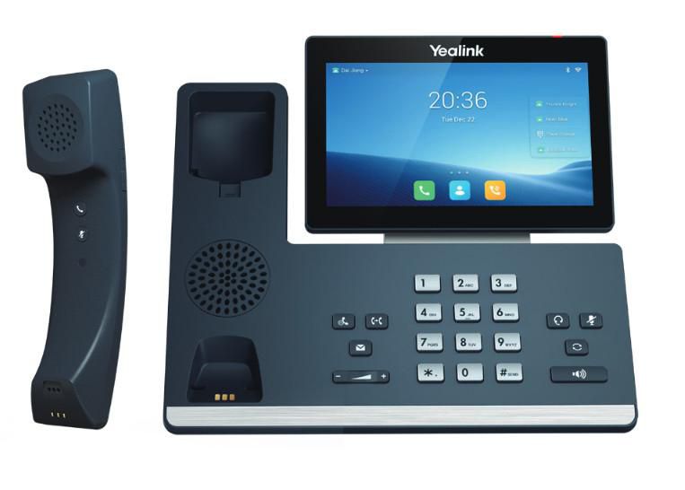 Yealink SIP-T58W PRO IP phone Grey LCD Wi-Fi with Bluetooth interface with caller ID 10-party call capability SIP SIP v2 SRTP RTCP-XR
