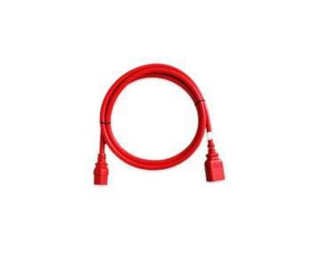 Raritan Pack of 6 SecureLock locking cables, 1.5M, red, 12AWG, 1 x IEC C-20, 1 x IEC C-19