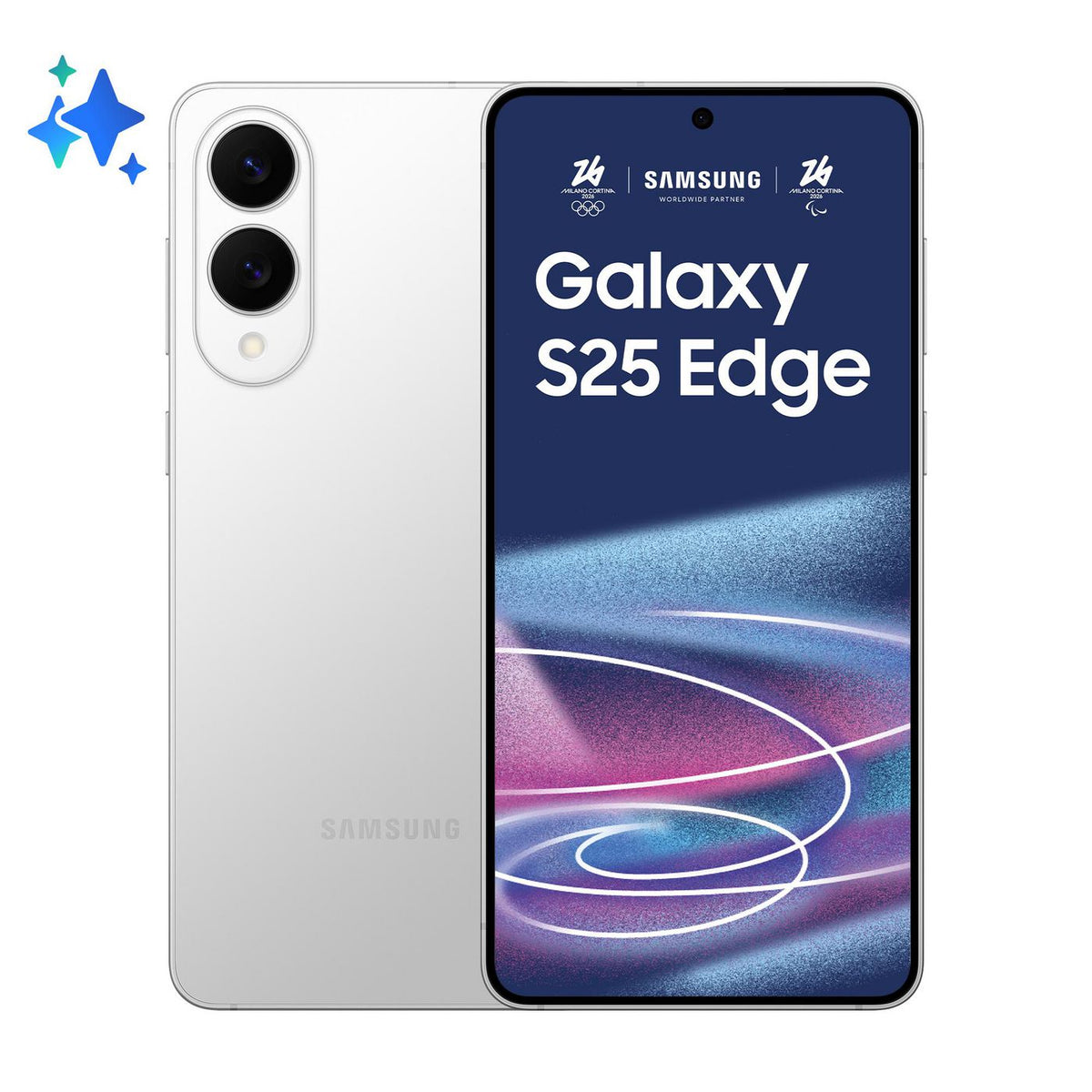 Samsung Galaxy S25 Edge 17 Cm (6.7") Dual Sim Android 15 5G Usb Type-C 12 Gb 512 Gb 3900 Mah Silver