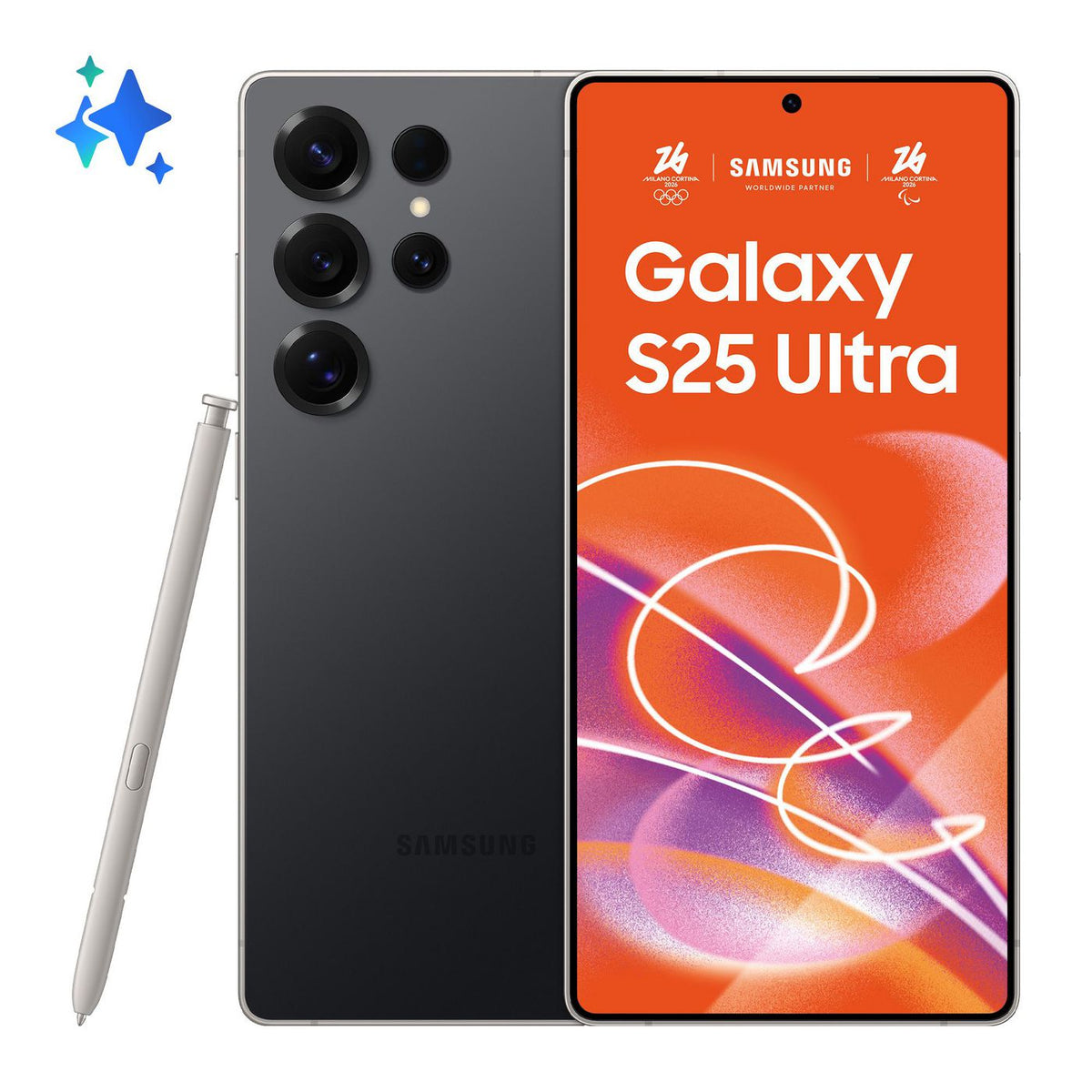 Samsung Galaxy S25 Ultra 17.5 Cm (6.9") Dual Sim Android 15 5G Usb Type-C 12 Gb 512 Gb 5000 Mah Black, Titanium