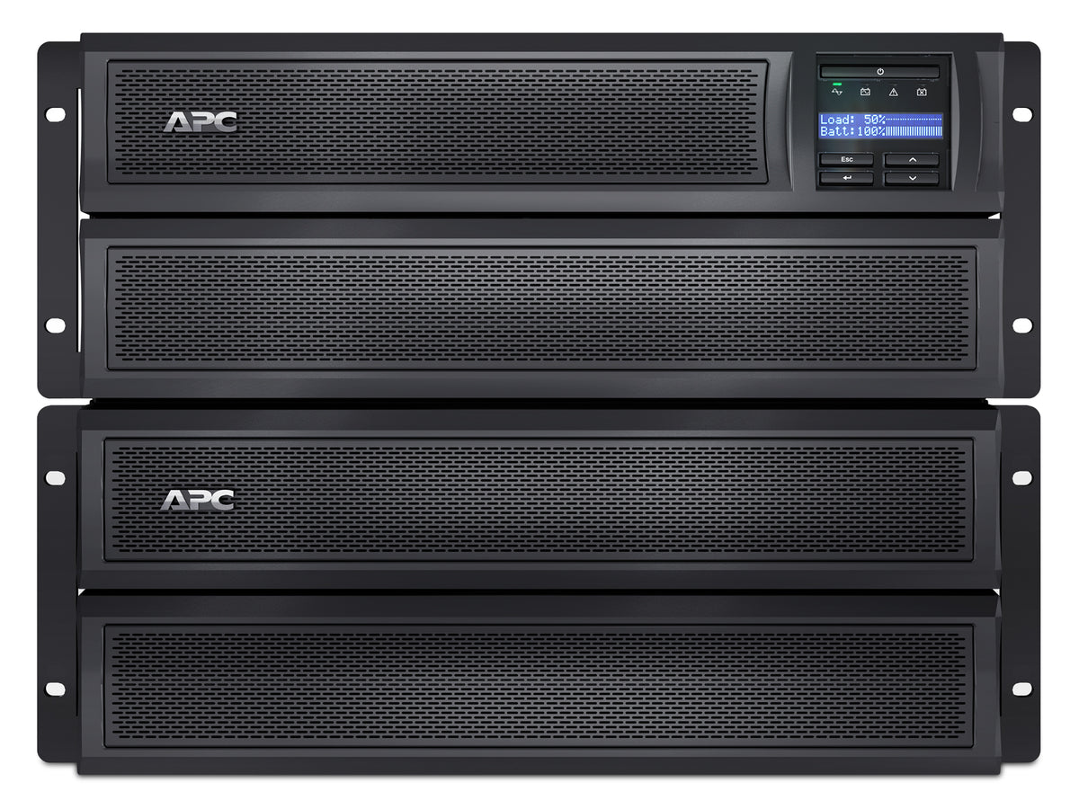 APC Smart-UPS X SMX2200HV - 2200VA, 8x C13 + 2x C19 outlet, USB, expandable runtime, short depth