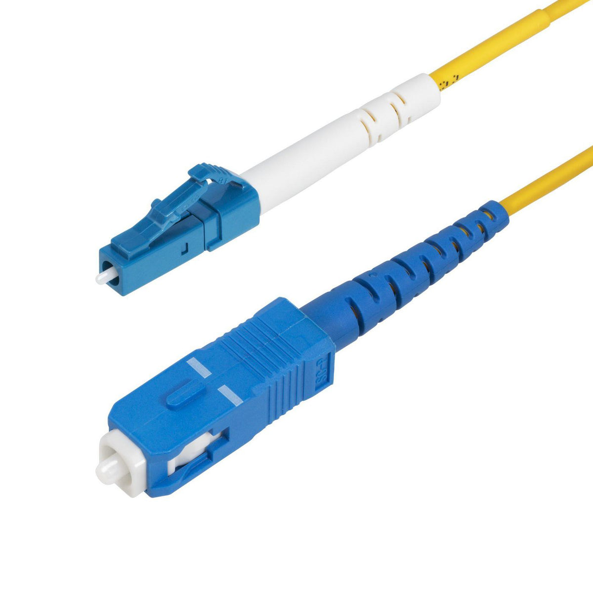 StarTech.com 5M (16.4Ft) Lc To Sc (Upc) Os2 Single Mode Simplex Fiber Optic Cable, 9/125µm, 40G/100G, Bend Insensitive, Low Insertion Loss - Lszh