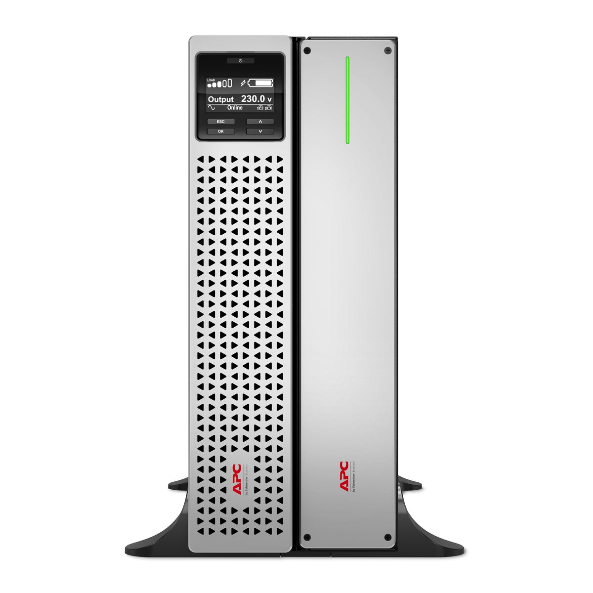 APC Smart-UPS On-Line, 3kVA, Lithium-ion, Rackmount 4U, 230V, 6x C13+2x C19 IEC outlets, SmartSlot, Extended long runtime, Rail kit included