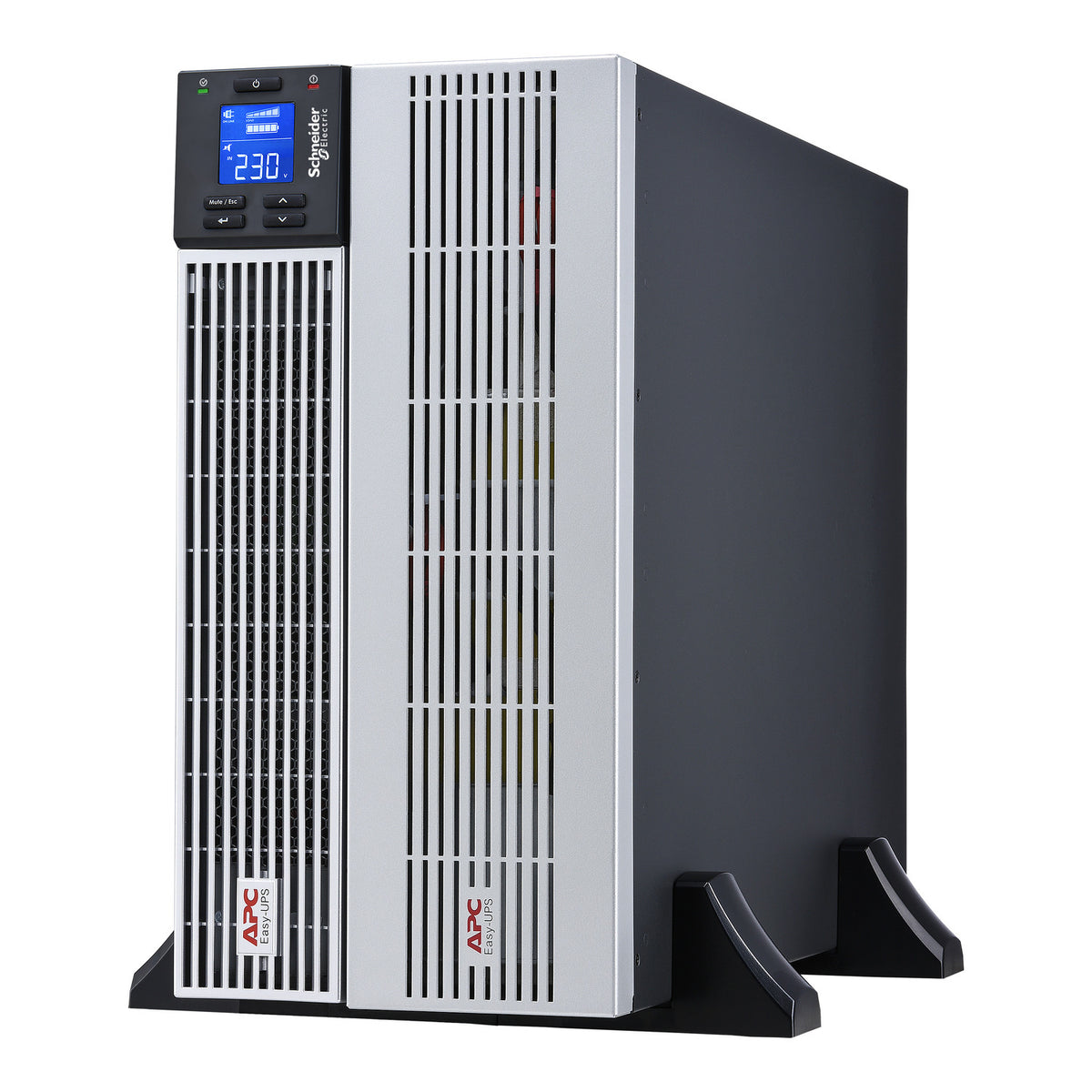 APC Easy UPS On-Line, 6kVA/6kW, Lithium-ion, Rack/Tower 5U, 230V, 1 Hard wire (1P+N+E) outlet, Intelligent Card Slot, Extended runtime, W/ rail kit