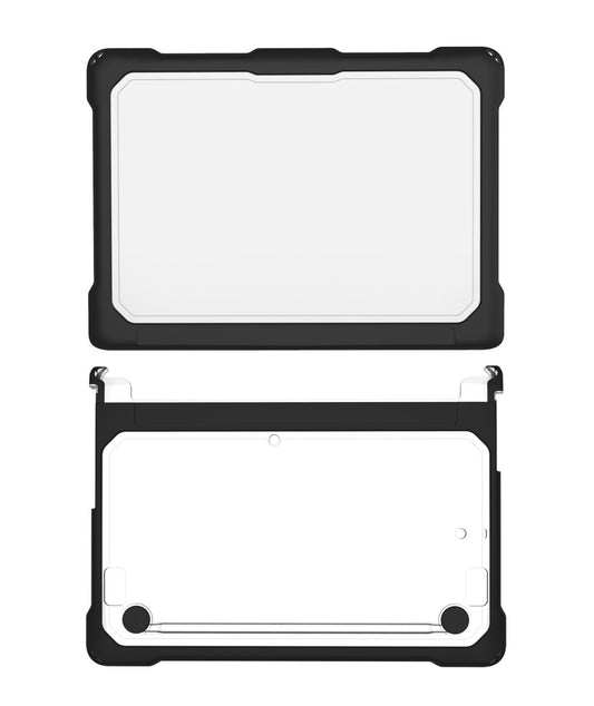Techair TACHS030 Protective Hard Shell case for Lenovo 100e 5th Gen, 11.6-12.2 black/clear